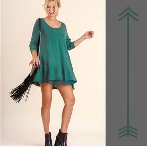 Umgee Layered Flare Mini Dress